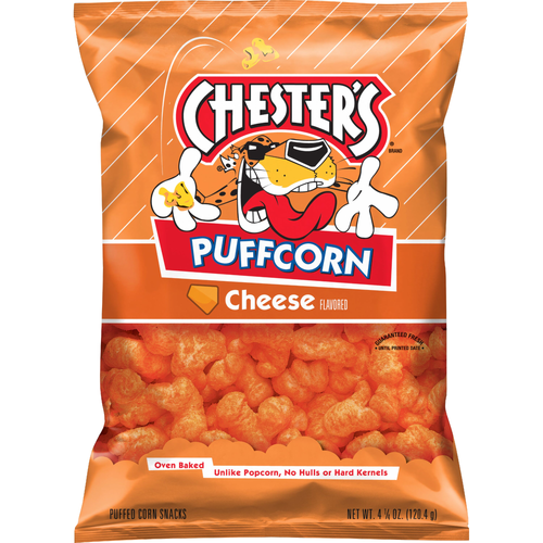 Chester's  Puffcorn Cheese Flavored Corn Snacks - 4.25 Ounce