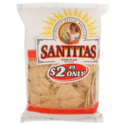 Santitas White Corn Tortilla Chips - 11 Ounce
