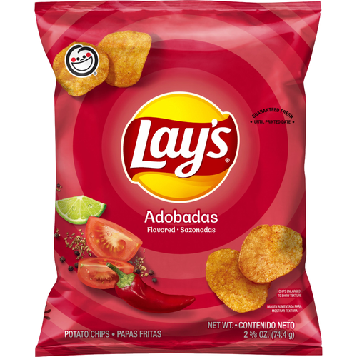Lay's Potato Chips Adobadas Flavored 2 5 - 2.63 Ounce
