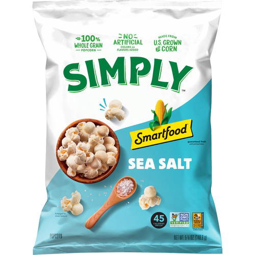Smartfood Simply Sea Salt Flavored Popcorn - 5.25 Ounce