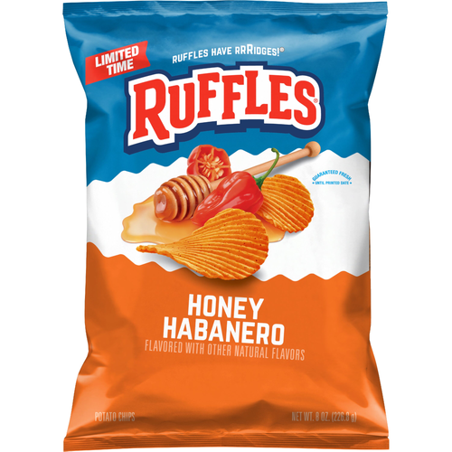 Ruffles Potato Chips Honey Habanero - 8 Ounce