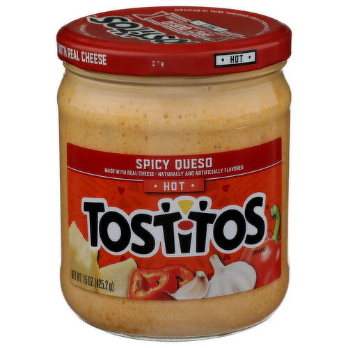 Tostitos Spicy Queso Dip Pp - 15 Ounce