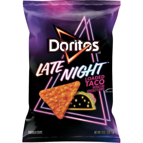 Doritos Tortilla Chips Late Night Loaded Taco - 9 Ounce