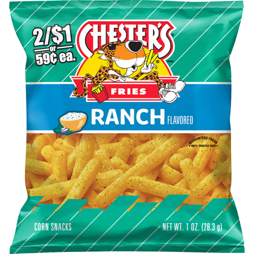 Chester's Fries Corn Snacks Ranch Flavored - 1 Ounce