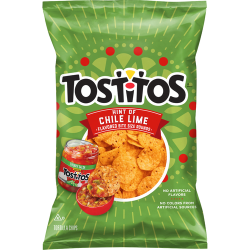 Tostitos Tortilla Chips Hint Of Chile Lime Flavored - 11 Ounce