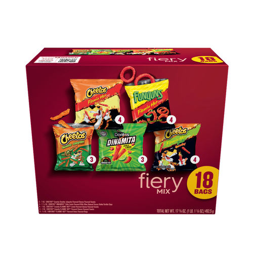 Frito Lay Snacks Fiery Mix Variety Pack, 17 3 - 17.38 Ounce