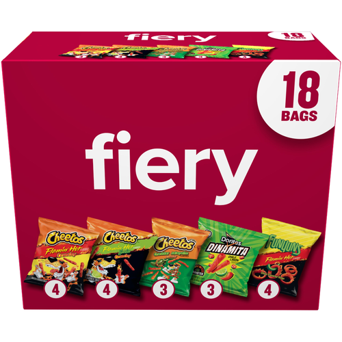Frito Lay Fiery Mix Variety Pack - 17.38 Ounce