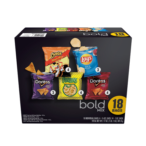 Frito Lay Snacks Bold Mix Variety Packs - 17 Ounce