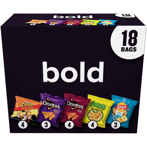 Frito Lay Snacks Bold Mix Variety Pack, X - 17 Ounce