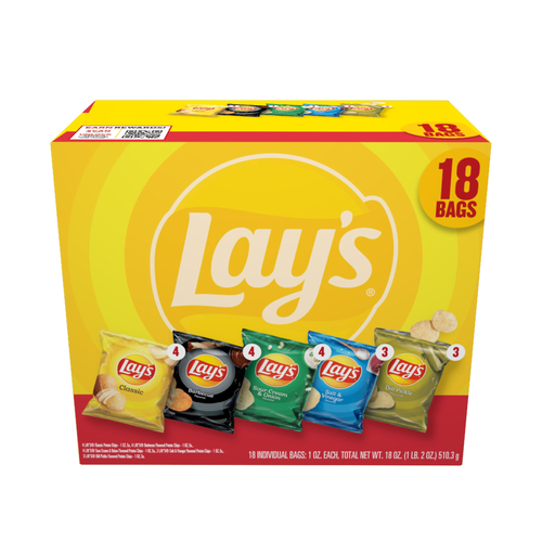 Lay's Potato Chips Variety Mix - 18 Ounce
