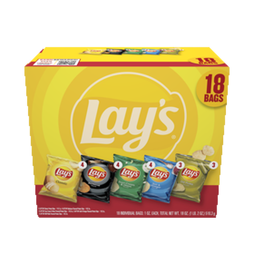Lay's Potato Chips Variety Pack - 18 Ounce