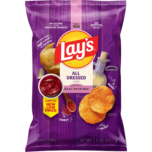 Lay's  All Dressed Flavored Potato Chips  - 7.75 Ounce