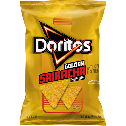 Doritos  Golden Sriracha Flavored Tortilla Chips - 9.25 Ounce