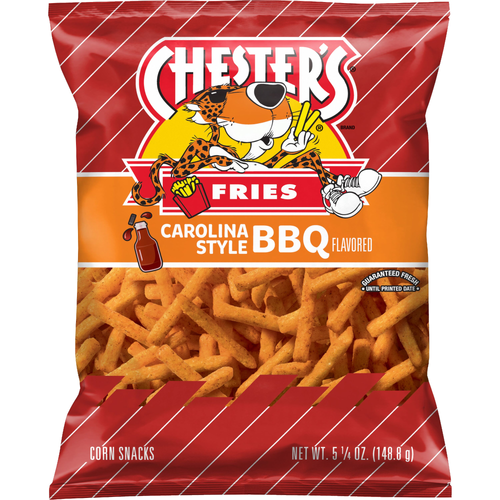 Chester's Fries Carolina Style BBQ Flavored Corn Snacks - 5.25 Ounce