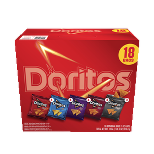 Doritos Tortilla Chips Variety Pack - 18 Ounce