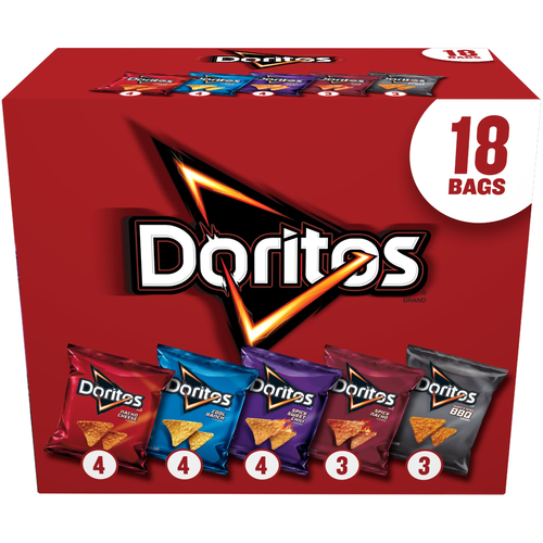 Doritos Tortilla Chips Variety Pack - 18 Ounce