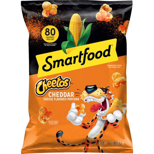 Smartfood Cheetos Popcorn Cheddar Cheese Flavored - 7 Ounce