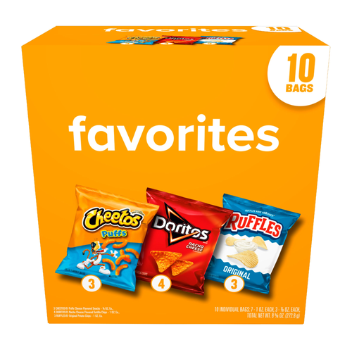 Frito Lay Snacks Favorites Mix Variety Pack, 9 5 - 9.63 Ounce Image 1 of 3