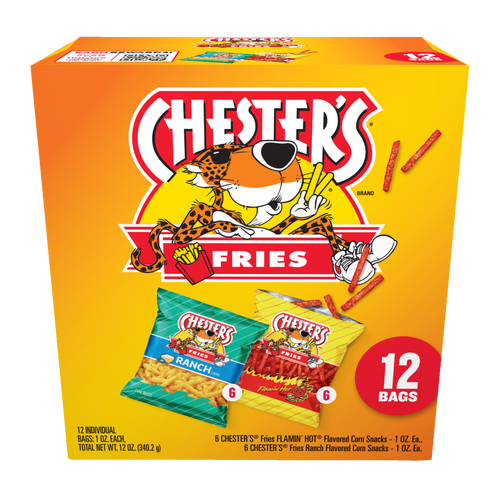 Chester's Fries Corn Snacks Variety Pack - 12 Ounce
