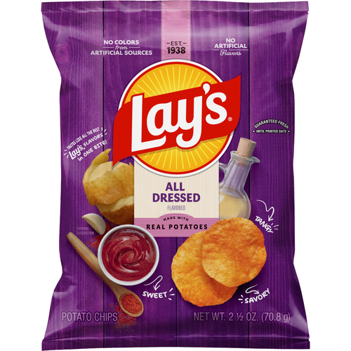 Lay's  All Dressed Flavored Potato Chips - 2.5 Ounce
