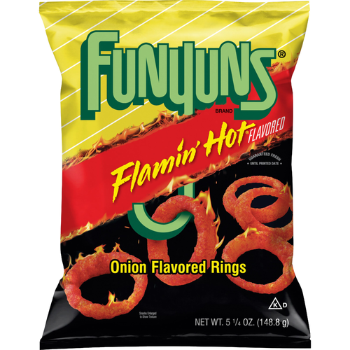 Funyuns Onion Flavored Rings Flamin' Hot 5 1 - 5.25 Ounce - 1 Count