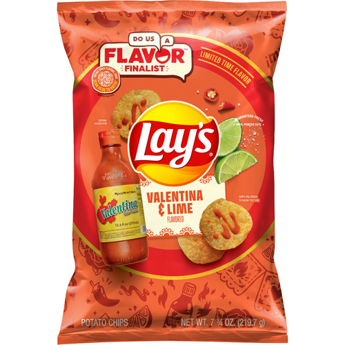 Lay's  Valentina & Lime Flavored Potato Chips - 7.75 Ounce