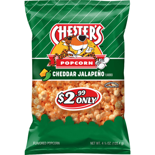 Chester's  Cheddar Jalapeno Flavored Popcorn - 4.25 Ounce