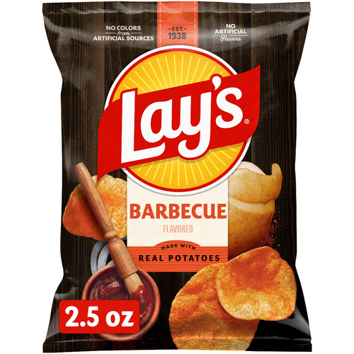 Lay's Barbecue Flavored Potato Chips - 2.5 Ounce