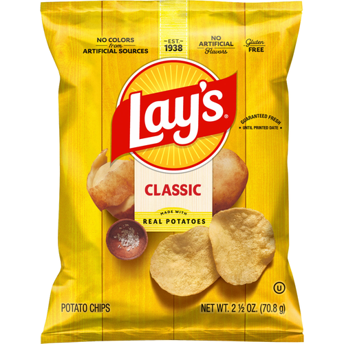 Lay's Classic Potato Chips - 2.5 Ounce