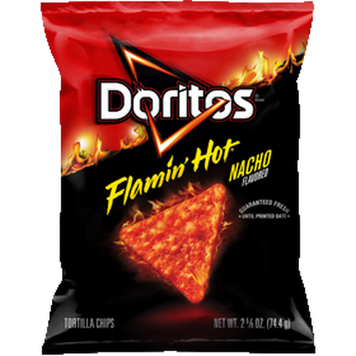 Doritos Flamin' Hot Nacho Flavored Tortilla Chips - 2.63 Ounce