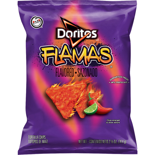 Doritos  Flamas Tortilla Chips - 2.63 Ounce