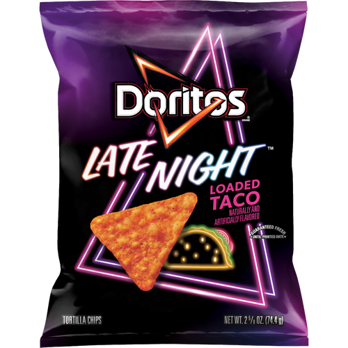 Doritos Late Night Loaded Flavored Tortilla Chips - 2.63 Ounce