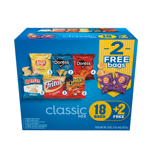 Frito Lay Snacks Classic Mix Variety - 20 Ounce