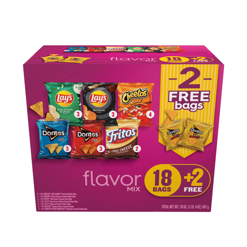 Frito Lay Snacks Flavor Mix Variety - 20 Ounce