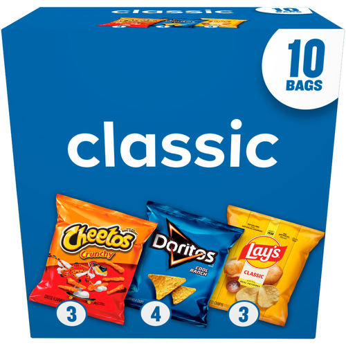 Frito Lay Snacks Classic Variety Pack, X - 10 Ounce