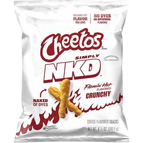 Cheetos Simply NKD Crunchy Flamin' Hot Flavored Snacks - 8.5 Ounce