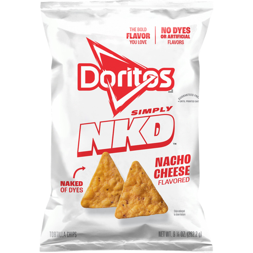 Doritos Simply NKD Nacho Cheese Flavored Tortilla Chips - 9.25 Ounce