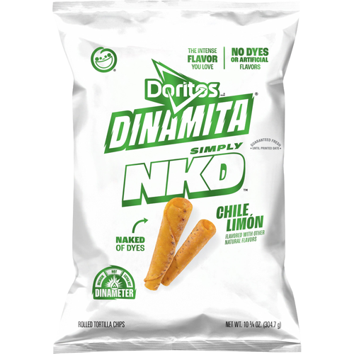 Doritos Dinamita NKD Chile Limon Rolled Tortilla Chips - 10.75 Ounce