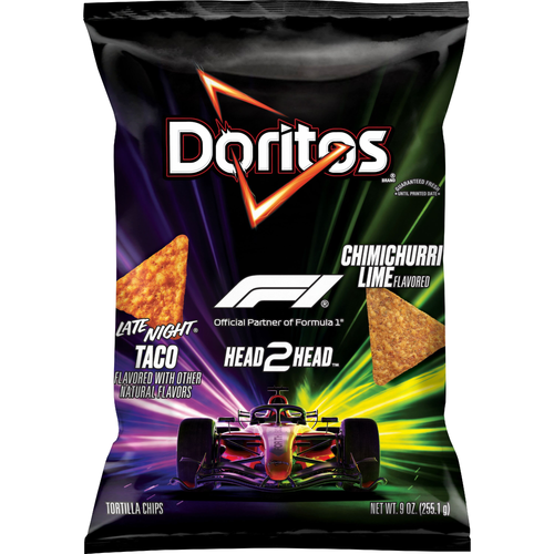 Doritos Tortilla Chips Late Night Taco And Chimichurri Lime - 9 Ounce