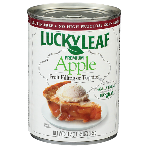Lucky Leaf Apple Premium Fruit Filling Or Topping - 21 Ounce