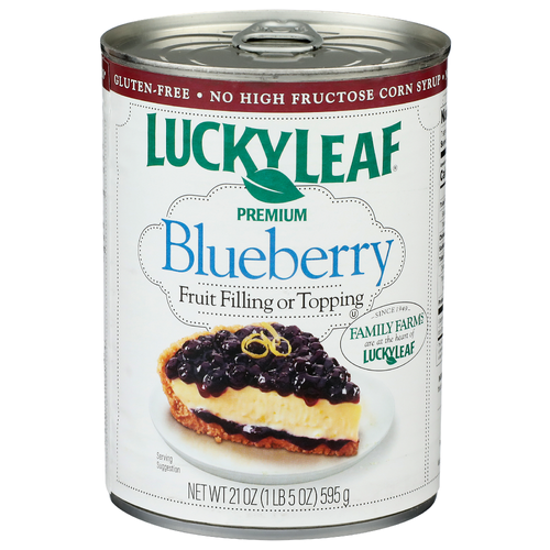 Lucky Leaf Blueberry Premium Fruit Filling Or Topping - 21 Ounce