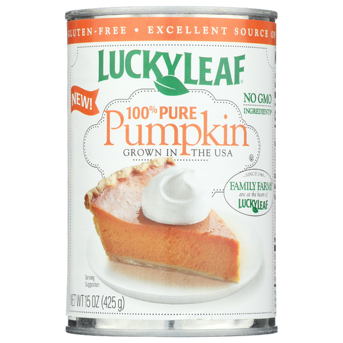 Lucky Leaf Pie Filling Pure Pumpkin - 15 Ounce Image 1 of 2