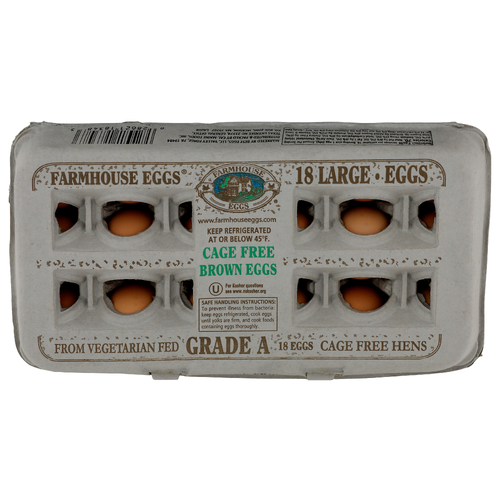 Farmhouse Eggs Cage Free Brown - 18 Count