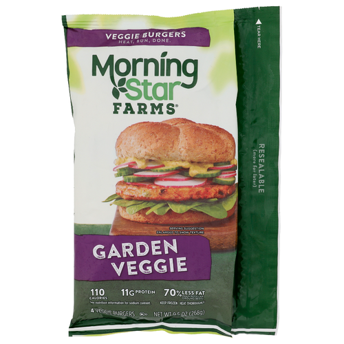 Morning Star Farms Morningstar Garden Veggie - 2.375 Ounce - 4 Count