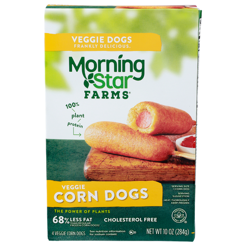 Morning Star Farms Morningstar Farm Veggie Corn Dogs - 2.5 Ounce - 4 Count