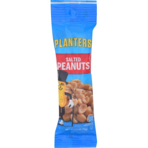 Planters Peanuts Salted Tube - 2.5 Ounce