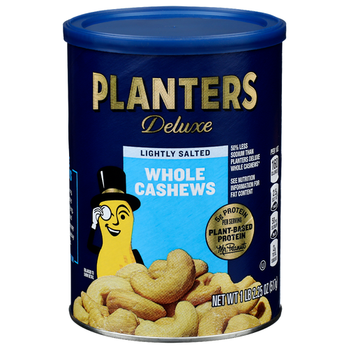 Planters Deluxe Lightly Salted Whole Cashews - 1 Pound