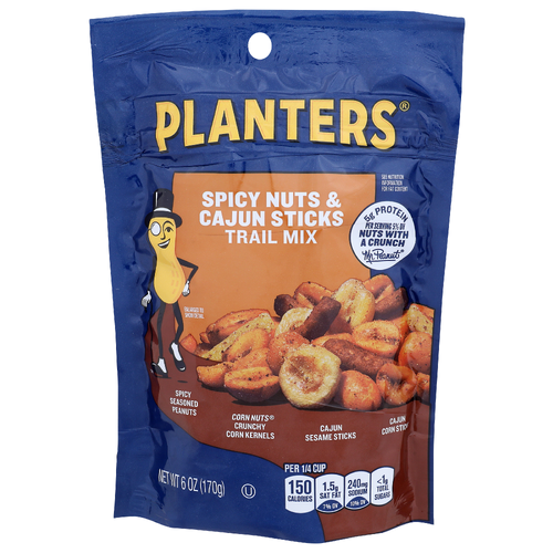 Planters Spicy Nuts & Cajun Sticks Trail Mix - 6 Ounce