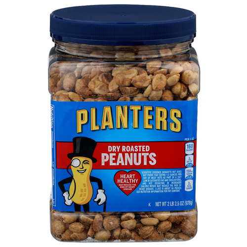 Planters Dry Roasted Peanuts - 2 Pound