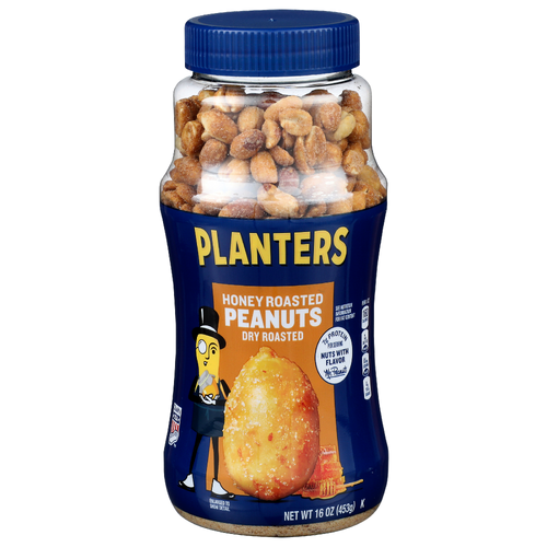 Planters Honey Roasted Dry Peanuts - 16 Ounce